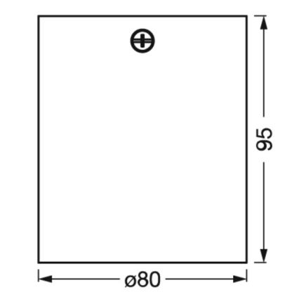 Osram - Spotleuchte SPOT 1xGU10/7W/230V schwarz