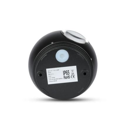 Outdoor-LED-Wandleuchte LED/6W/230V 3000K IP65 schwarz