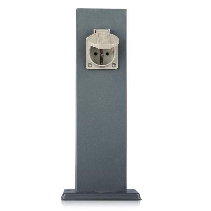 Outdoor-Steckdosensäule SCHUKO 2Z 230V IP44