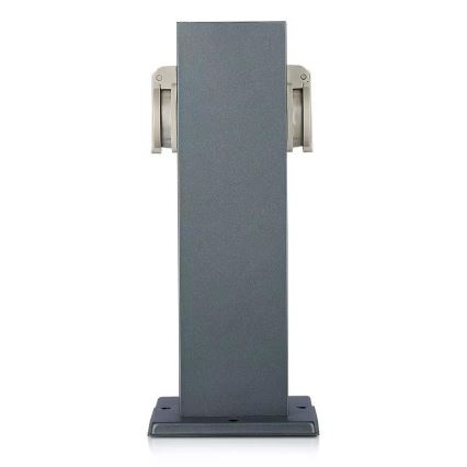 Outdoor-Steckdosensäule SCHUKO 2Z 230V IP44