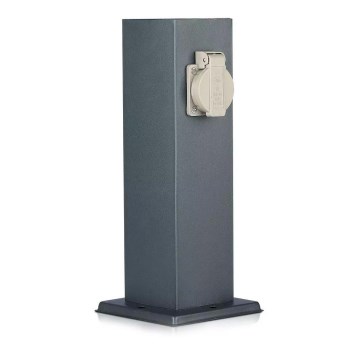 Outdoor-Steckdosensäule SCHUKO 2Z 230V IP44