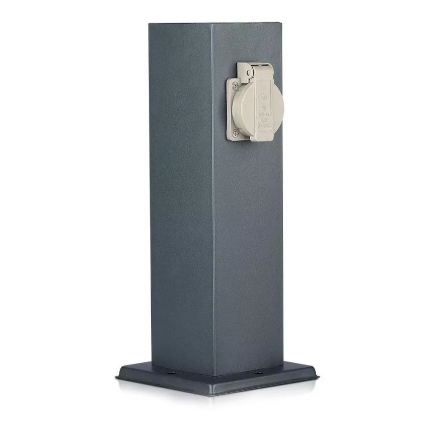Outdoor-Steckdosensäule SCHUKO 2Z 230V IP44