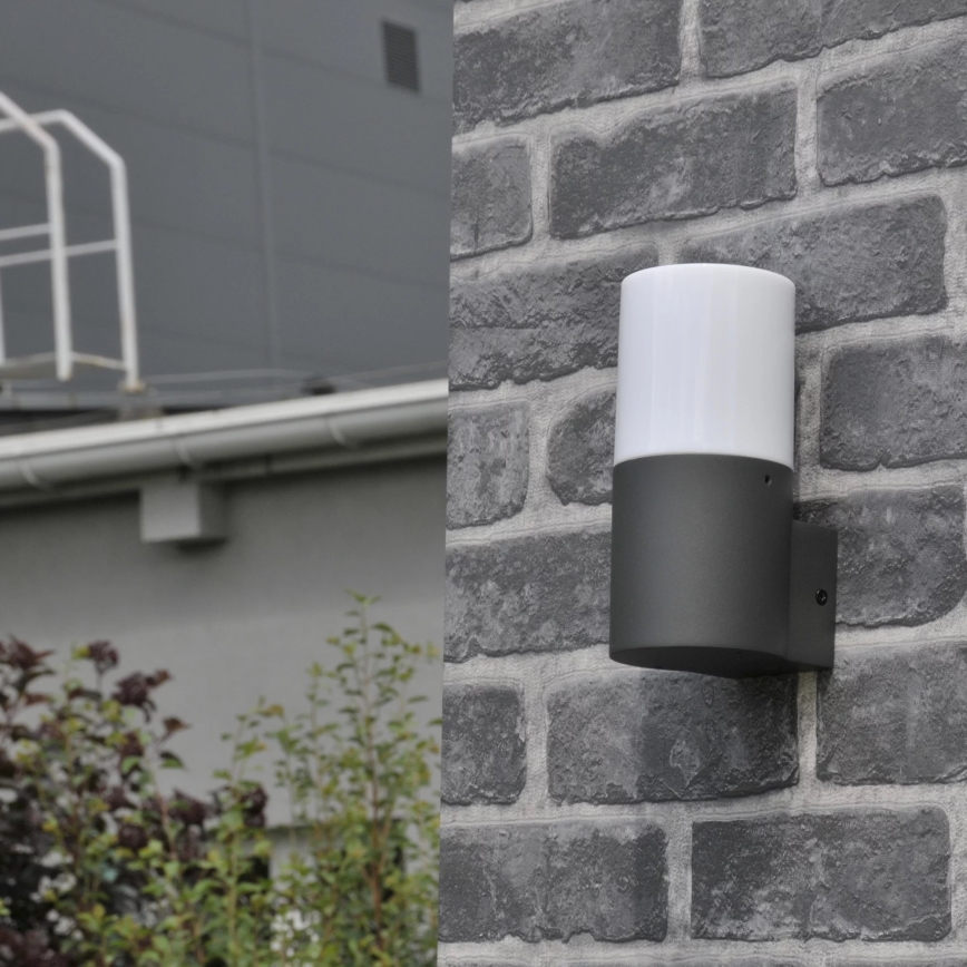 Outdoor-Wandleuchte DALLAS 1xE27/12W/230V IP44 anthrazit