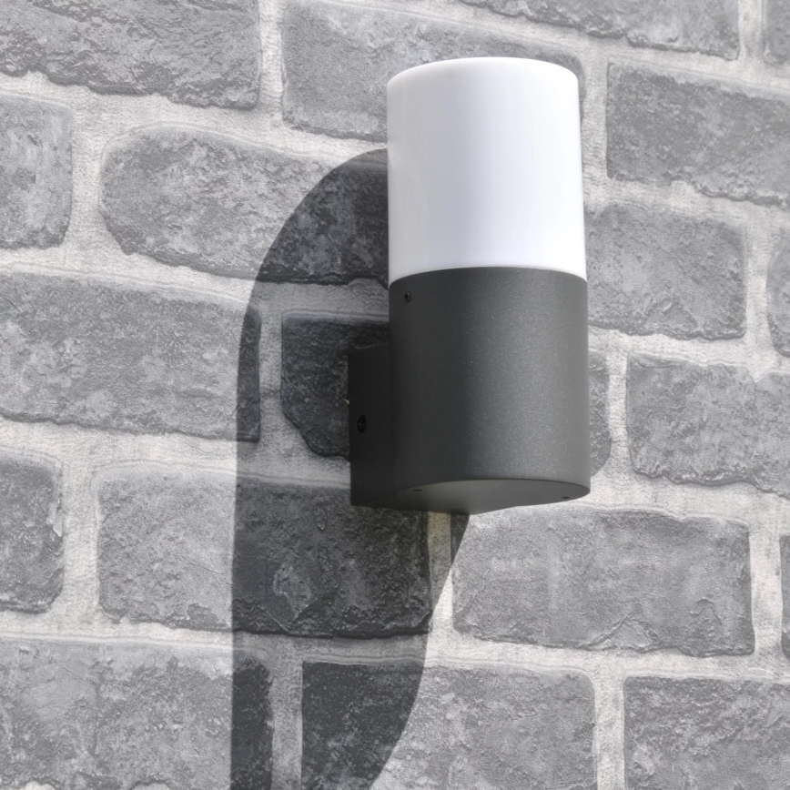 Outdoor-Wandleuchte DALLAS 1xE27/12W/230V IP44 anthrazit