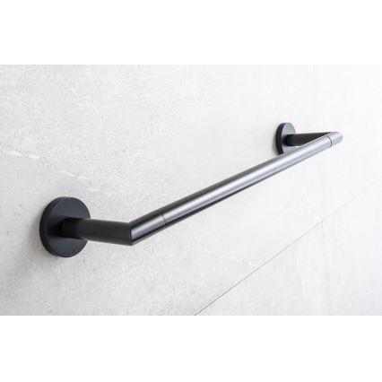 P.M.H. IN1B-L - Elektrischer Handtuchwärmer INGA 17W/230V 85,9 cm IP44 links/schwarz