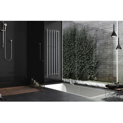 P.M.H. R2C/6 - Badezimmer-Handtuchheizkörper ROSENDAL, 525 W, 150 cm, glänzender Chrom