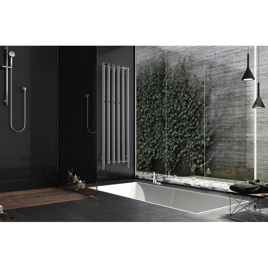 P.M.H. R2C/6 - Badezimmer-Handtuchheizkörper ROSENDAL, 525 W, 150 cm, glänzender Chrom