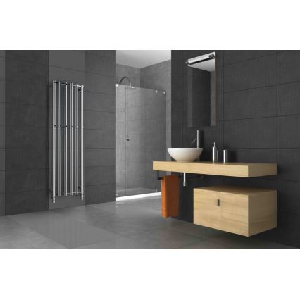 P.M.H. R2C/6 - Badezimmer-Handtuchheizkörper ROSENDAL, 525 W, 150 cm, glänzender Chrom