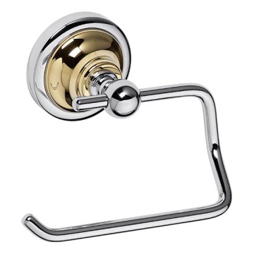 Papierhalter 13,5x10 cm silber/gold