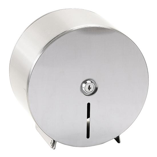 Papierspender 20 x 20 cm, Edelstahl/silber