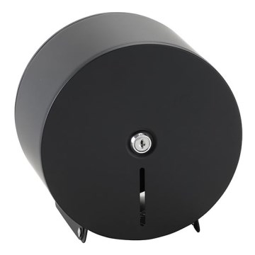 Papierspender 20×20 cm, Edelstahl/Schwarz