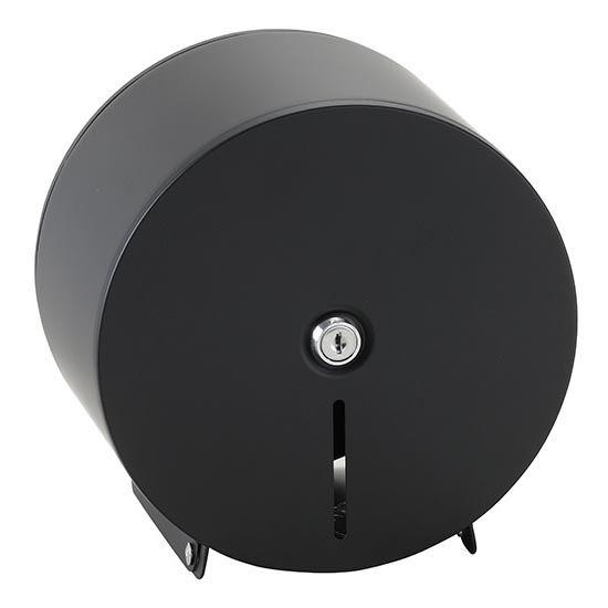 Papierspender 20×20 cm, Edelstahl/Schwarz