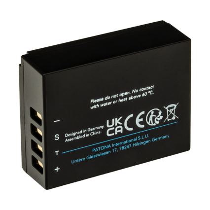 PATONA - Akku Fuji NP-W126S 1050mAh Li-Ion Platinum mit USB-C Ladeanschluss
