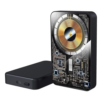 PATONA - Powerbank 10000mAh Li-Pol-PD20W MagSafe USB-C und Qi Ladefunktion