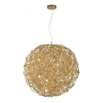 Paul Neuhaus 2019-12 - Pendelleuchte SAREA an Kabel, 15xG9/40W/230V, goldfarben