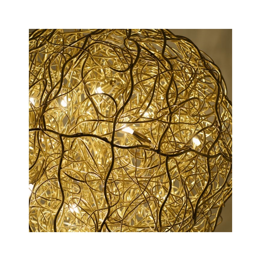 Paul Neuhaus 2019-12 - Pendelleuchte SAREA an Kabel, 15xG9/40W/230V, goldfarben