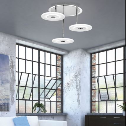 Paul Neuhaus 6446-55 - Dimmender LED-Kronleuchter ADALI 3xLED/13W/230V