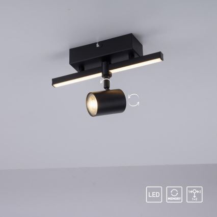 Paul Neuhaus 6523-18 - LED Einbauleuchte BARIK 1xGU10/4,5W/230V + LED/3W