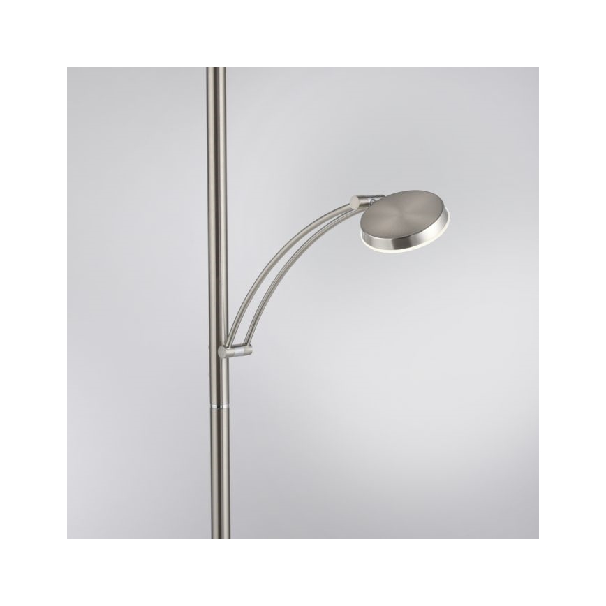 Paul Neuhaus 655-55 - Dimmbare LED-Stehleuchte ALFRED 1xLED/28W+1xLED/4W/230V glänzendes Chrom