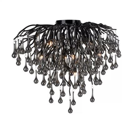 Paul Neuhaus 8091-18 - Aufgesetzte Deckenleuchte ICICLE 9xG9/40W/230V Ø 50 cm schwarz