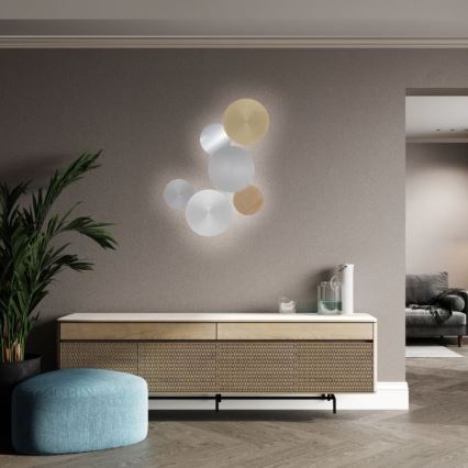 Paul Neuhaus 8152-79 - LED dimmbare Wandleuchte PUNTUA LED/1W/3,7V 2200 mAh + Fernbedienung