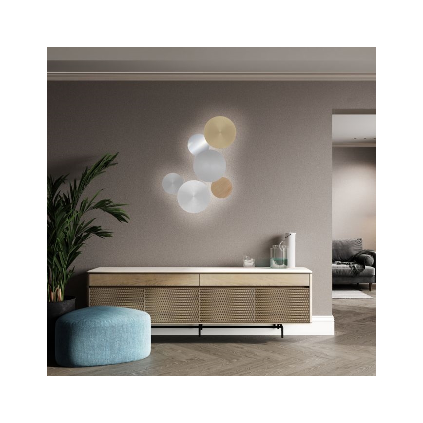 Paul Neuhaus 8152-79 - LED dimmbare Wandleuchte PUNTUA LED/1W/3,7V 2200 mAh + Fernbedienung