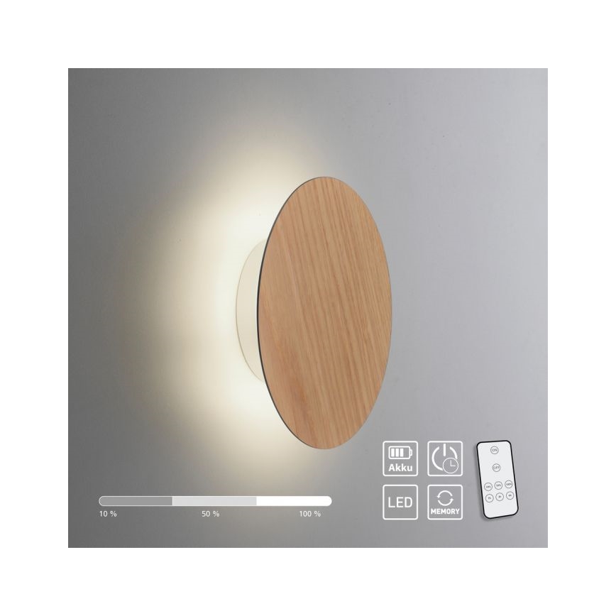 Paul Neuhaus 8152-79 - LED dimmbare Wandleuchte PUNTUA LED/1W/3,7V 2200 mAh + Fernbedienung