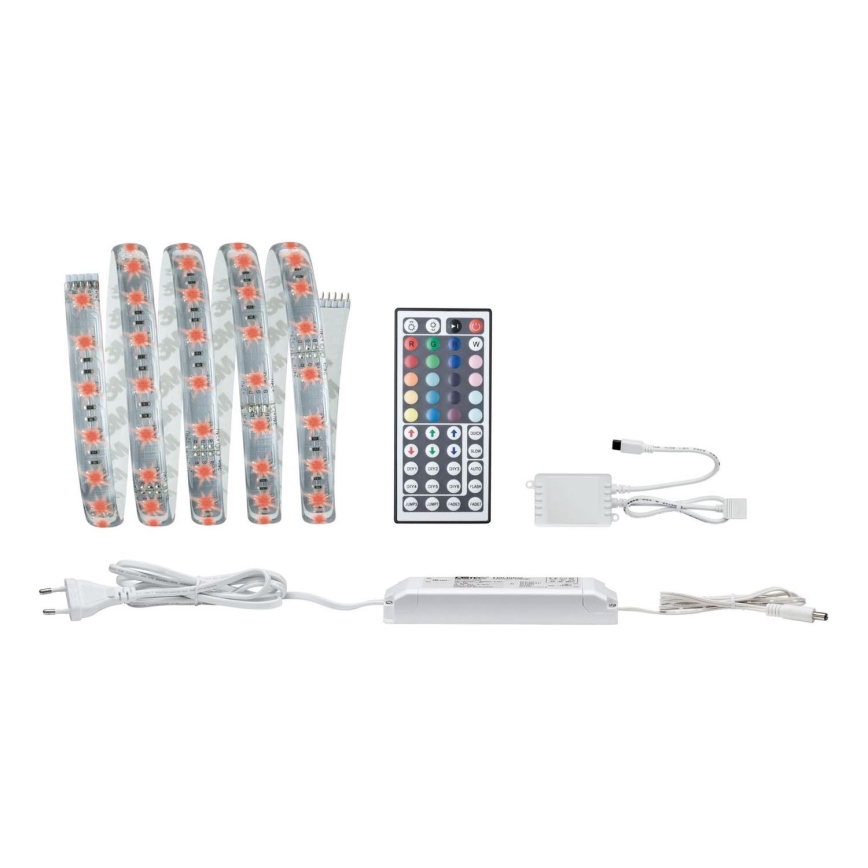 Paulmann 70674 - LED RGB/22W Dimmbarer Streifen MAXLED 1,5 m 230V + Fernbedienung