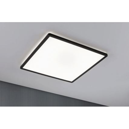 Paulmann 71016 - LED/22W Dimmbares Panel ATRIA 230V 4000K 42x42 cm Schwarz