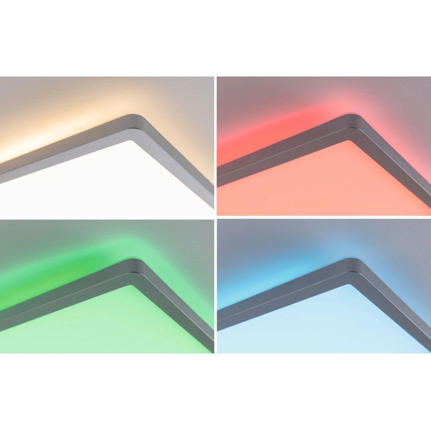 Paulmann 71020 - LED/20W RGBW dimmbares Panel ATRIA 230V 4000K 20x58 cm + Fernbedienung