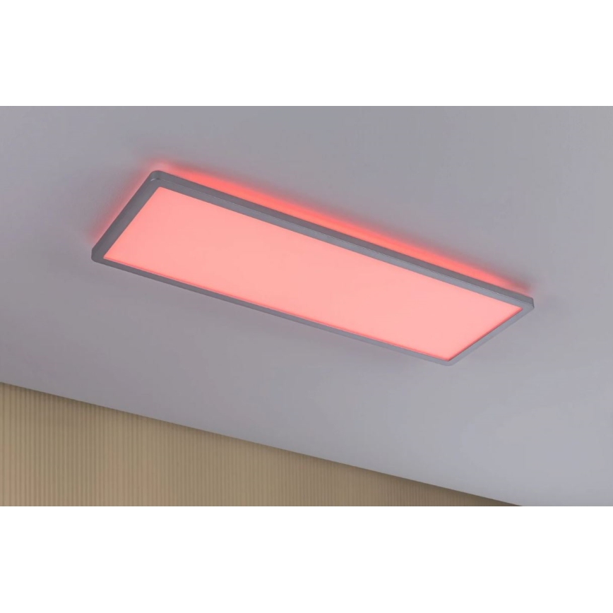 Paulmann 71020 - LED/20W RGBW dimmbares Panel ATRIA 230V 4000K 20x58 cm + Fernbedienung