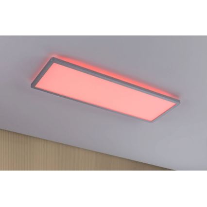 Paulmann 71020 - LED/20W RGBW dimmbares Panel ATRIA 230V 4000K 20x58 cm + Fernbedienung