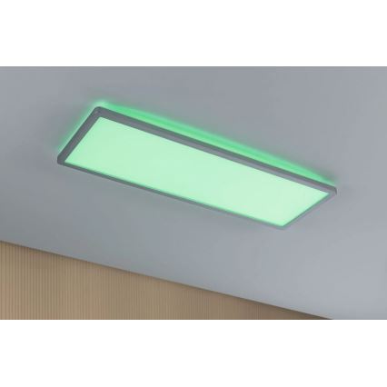 Paulmann 71020 - LED/20W RGBW dimmbares Panel ATRIA 230V 4000K 20x58 cm + Fernbedienung