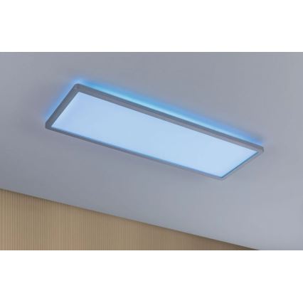 Paulmann 71020 - LED/20W RGBW dimmbares Panel ATRIA 230V 4000K 20x58 cm + Fernbedienung