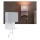Paulmann 78913 - LED/2,5W + 1xE27/40W Wandleuchte mit Ablage und USB-Anschluss MERANI 230V weiß
