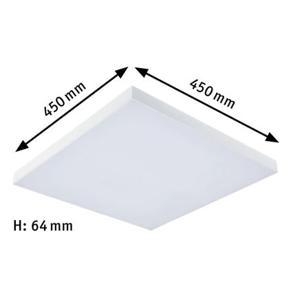 Paulmann 79905 - LED/19W RGBW dimmbare Deckenleuchte VELORA 230V 3000-6500K + Fernbedienung