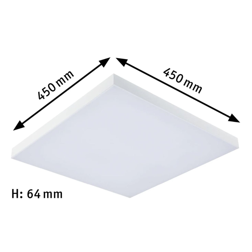 Paulmann 79905 - LED/19W RGBW dimmbare Deckenleuchte VELORA 230V 3000-6500K + Fernbedienung