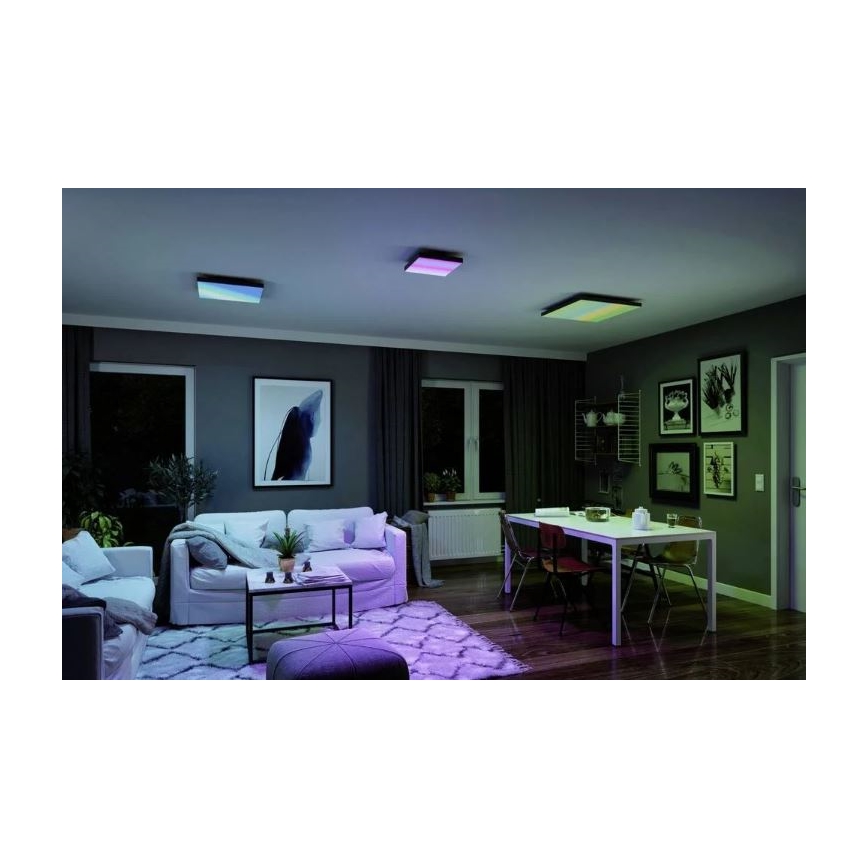 Paulmann 79909 - LED/31W RGBW dimmbare Deckenleuchte VELORA 230V 3000-6500K + Fernbedienung