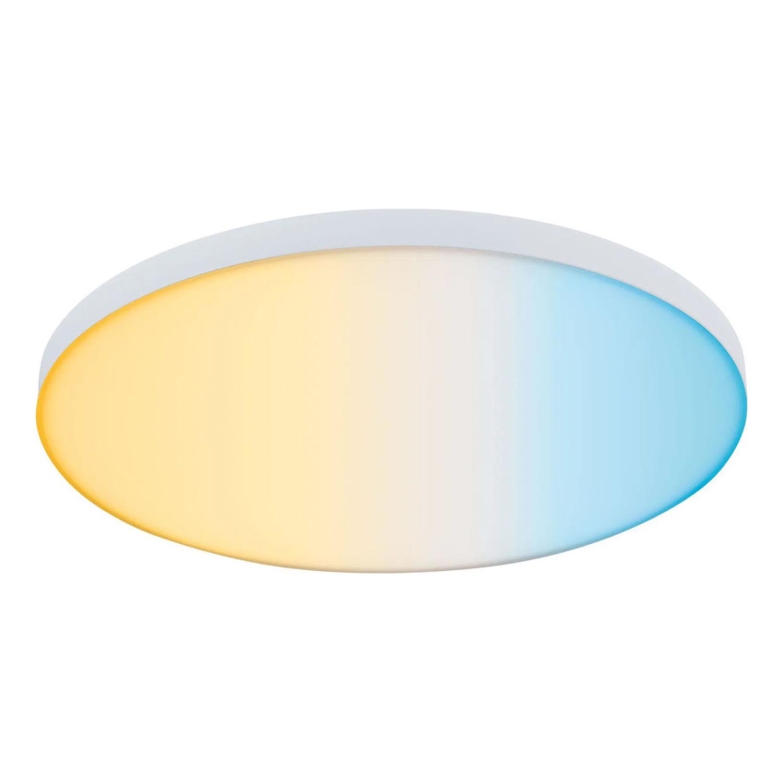 Paulmann 79928 - LED/22W dimmbare Deckenleuchte LORIA 230V 2700-6500K Ø 40 cm weiß