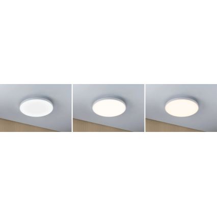 Paulmann 79928 - LED/22W dimmbare Deckenleuchte LORIA 230V 2700-6500K Ø 40 cm weiß