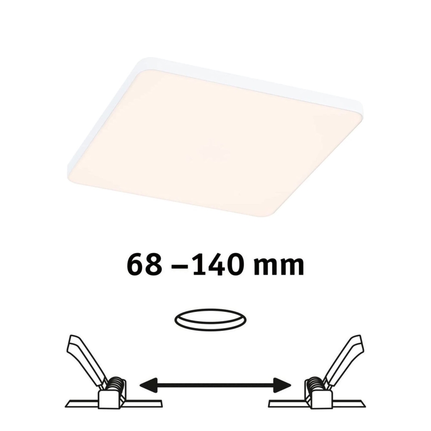 Paulmann 79948 - LED/12W IP44 Dimmbares Einbau-Downlight für das Badezimmer VARIFIT 230V
