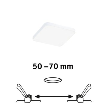 Paulmann 79953 - LED/6W IP44 dimmbare Badezimmer-Einbauleuchte VARIFIT 230V