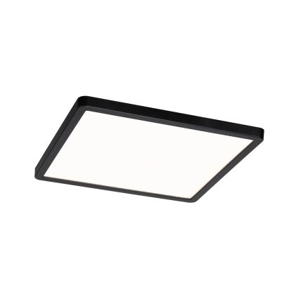 Paulmann 79967 - LED/16W IP44 Dimmbarer Badezimmer-Einbaustrahler AREO 230V 23x23 cm schwarz