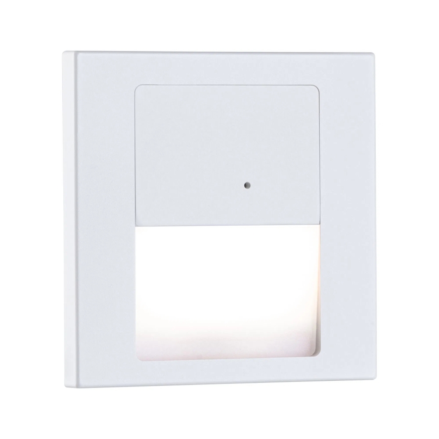 Paulmann 80002 - LED/1W Treppenleuchte mit Sensor TSARO 230V Lead/weiß