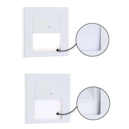 Paulmann 80002 - LED/1W Treppenlicht mit Sensor TSARO 230V Messing/Weiß