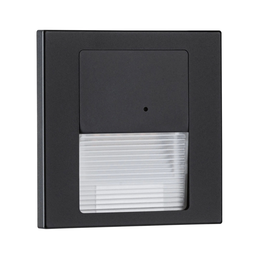 Paulmann 80004 - LED/1W Treppenlicht mit Sensor TSARO 230V Lead/Schwarz