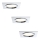 Paulmann 92695 - SET 3xLED/8W Dimmbares Einbauleuchte DICE 230V