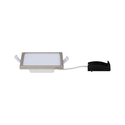Paulmann 92940 - LED/6,5W IP44 dimmbar Badezimmer-Einbauleuchte AREO 230V 12x12 cm mattchrom