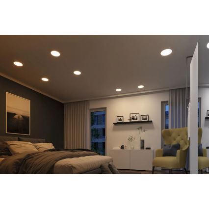 Paulmann 92992 - LED/16W IP44 Badezimmer-Einbauleuchte AREO 230V 2000/3000/4000K Ø 23 cm mattchrom