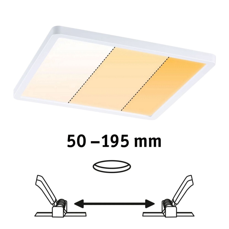 Paulmann 92994 - LED/16W IP44 Badezimmer-Einbauleuchte VARIFIT 230V 2000/3000/4000K